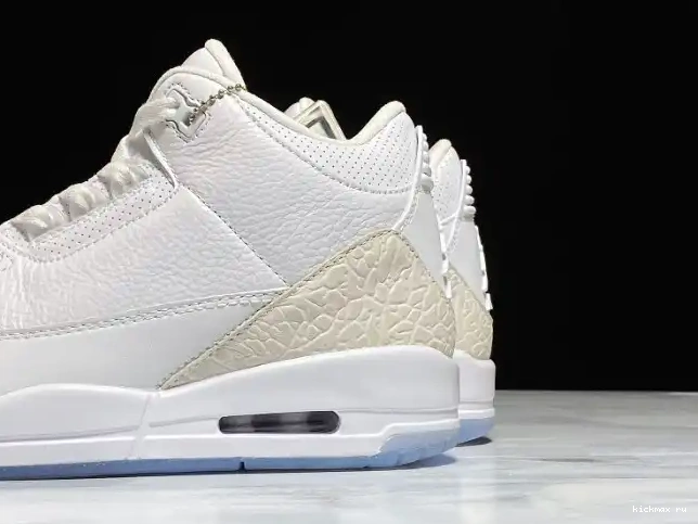 Rep MAX Jordan Retro White 136064-111 Triple Air 3 0401